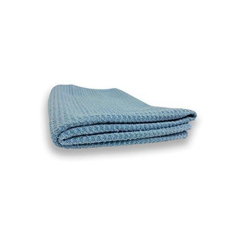  [AUSTRALIA] - Royal Detail Club Waffle Weave Drying Towel 16″ X 24″ (Blue) Blue