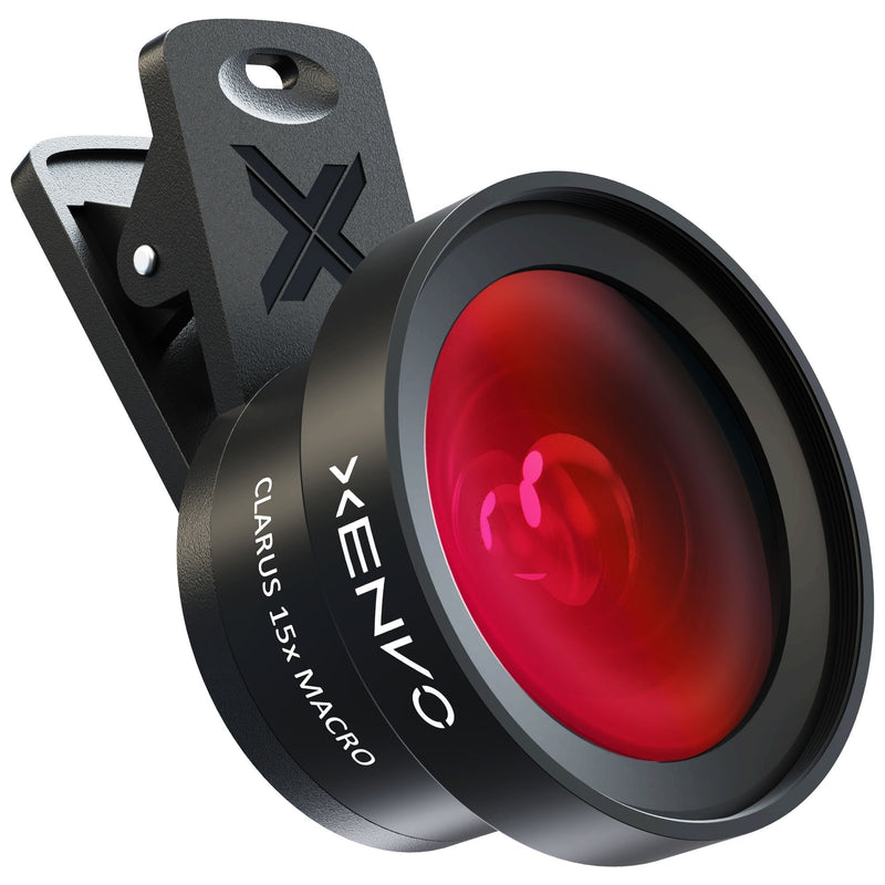  [AUSTRALIA] - Xenvo Pro Lens Kit for iPhone, Samsung, Pixel, Macro and Wide Angle Lens with LED Light and Travel Case