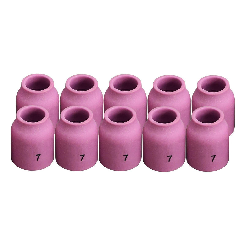  [AUSTRALIA] - TIG Gas Lens Alumina Nozzle 53N61 Fit PTA DB SR WP 9 20 24 25 TIG Welding Torch 10pk