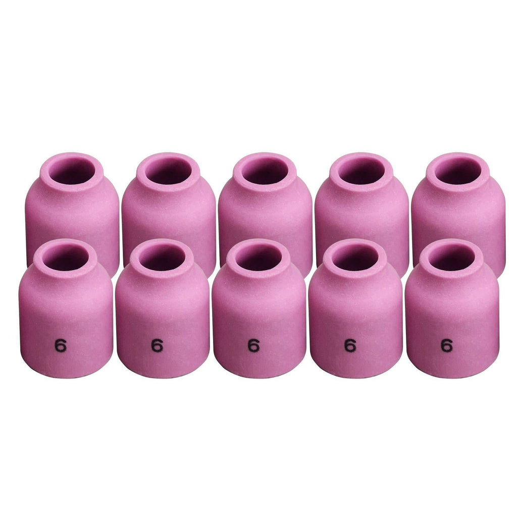  [AUSTRALIA] - TIG Gas Lens Alumina Nozzle 53N60 Fit PTA DB SR WP 9 20 24 25 TIG Welding Torch 10pk