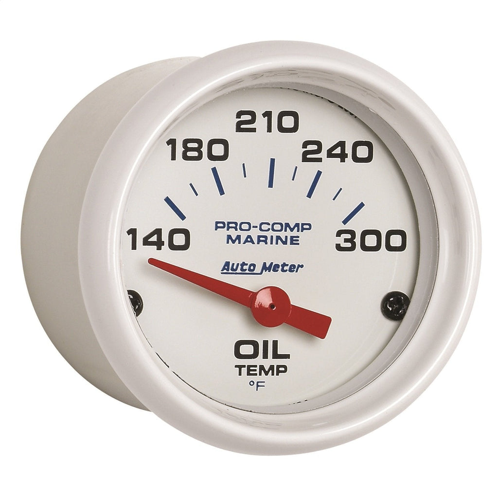  [AUSTRALIA] - AutoMeter Auto Meter 200764 Gauge, Oil Temp, 2 1/16", 140-300ºf, Electric, Marine White