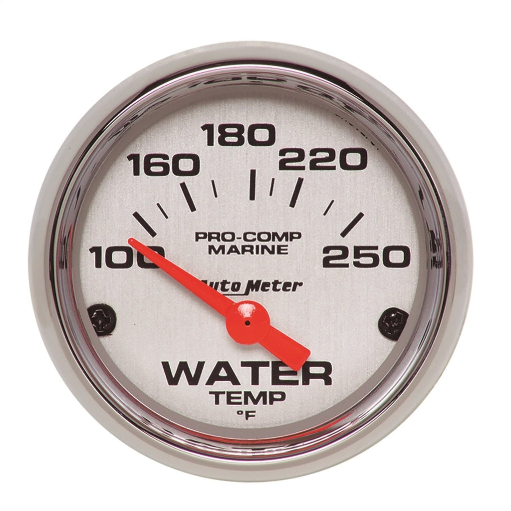 [AUSTRALIA] - AutoMeter Marine Chrome Auto Meter 200762-35 Ultra-Lite Gauge, Water Temp, 2 1/16", 100-250ºf, Electric