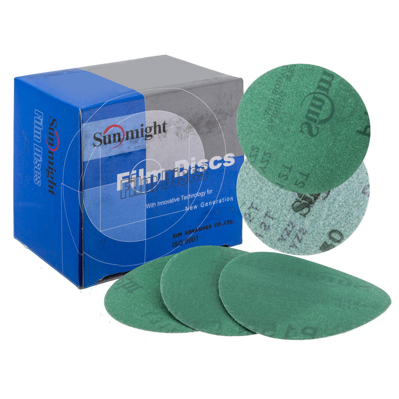  [AUSTRALIA] - Sunmight 54214 50 3" 320 Grit H/L Sanding Discs