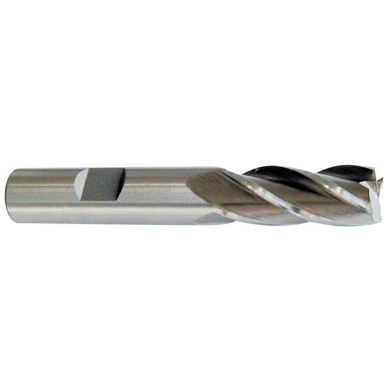  [AUSTRALIA] - HHIP 5802-0125 1/8" x 3/8" 4 Flute High Speed Steel Single End Center Cut End Mill 1/8" Dia x 3/8" Shank HSS