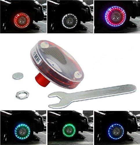 Sunnytech 4xSolar LED Car Auto Flash Wheel Tire Valve Caps Neon Light Decoration D148 - LeoForward Australia