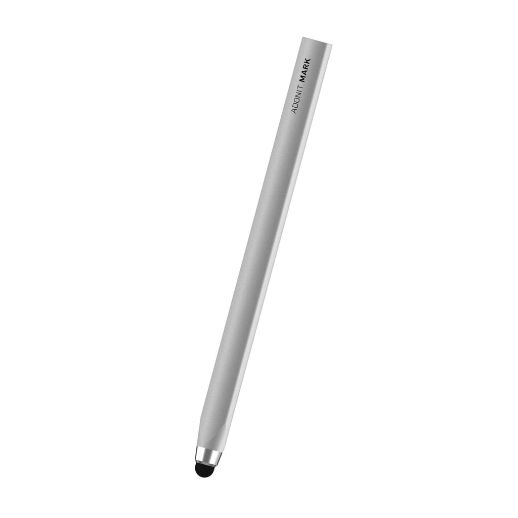  [AUSTRALIA] - Adonit Mark (Silver) Aluminum Stylus Pens for Capacitive Touch Screen Tablets/Cell Phones (iPad, iPad Air, iPad Mini, iPhone, Kindle and All Android Devices) Silver
