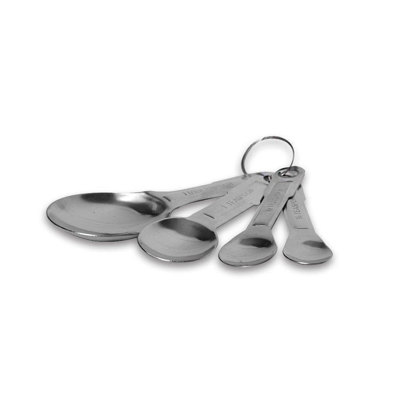 Measuring Spoons 4-Piece Set Made of Lightweight Rustproof Aluminum for Home Kitchen Cooking and Baking with Accuracy - LeoForward Australia