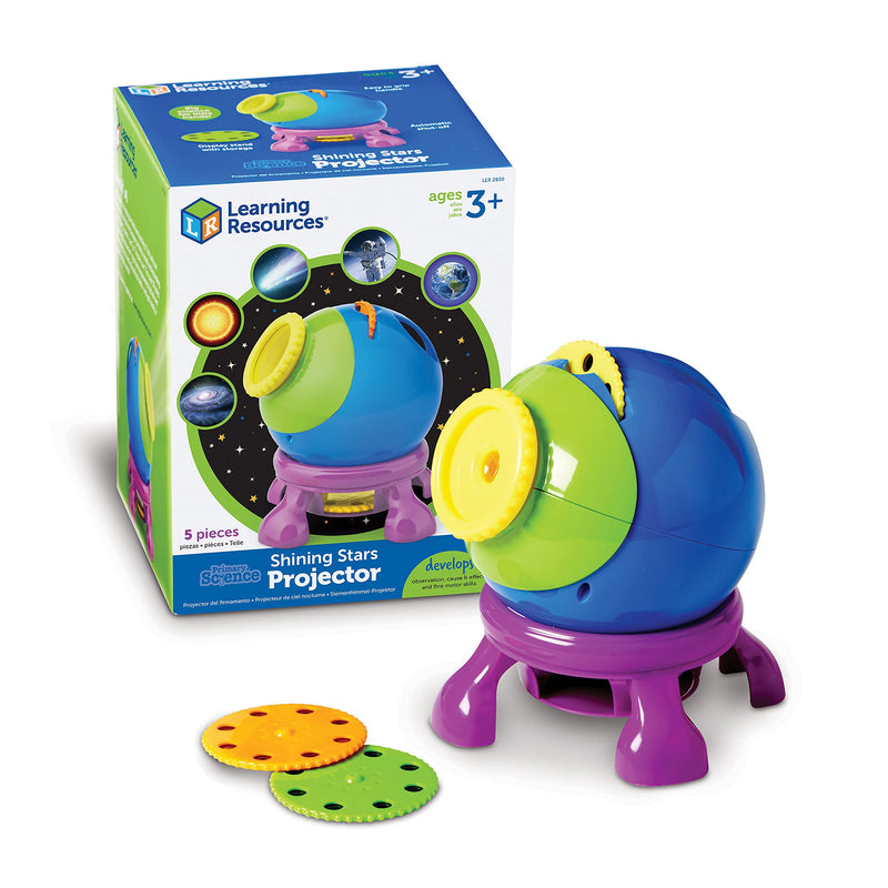 Learning Resources Shining Stars Projector, Solar System Space Toy Set, 5 Piece Set, Ages 3+ - LeoForward Australia