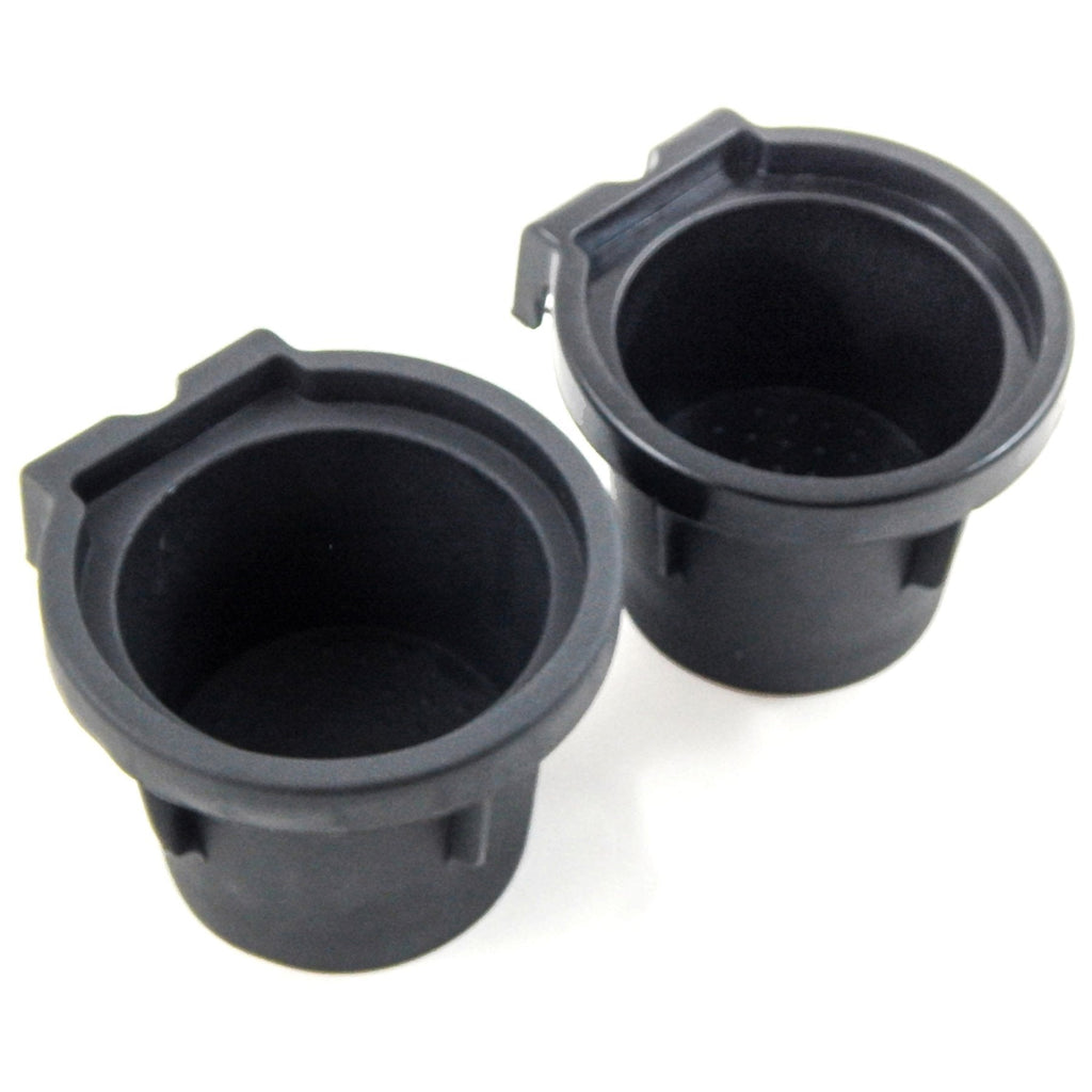  [AUSTRALIA] - Red Hound Auto 2 Cup Holder Inserts 2005-2019 Compatible with Nissan Frontier, Xterra, 2005-2012 Pathfinder Rubber Cup Beverage Holder