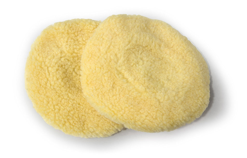  [AUSTRALIA] - WEN 6010A45 6-Inch Synthetic Wool Polishing Bonnets, Two Pack 6"