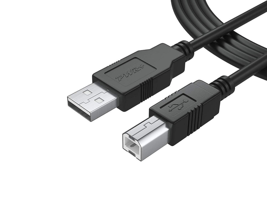  [AUSTRALIA] - 6Ft Long USB-2.0 Cable Type-A to Type-B High Speed Cord for Audio Interface, Midi Keyboard, USB Microphone, Mixer, Speaker, Monitor, Instrument, Strobe Light System Laptop Mac PC Type A to Type B