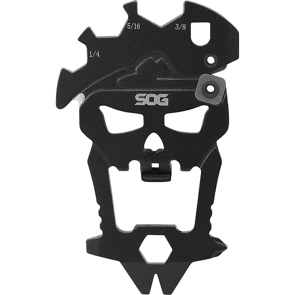 SOG MacV Tool SM1001 - Hardcased Black, 12 Tools in One: Bottle Opener, Screwdrivers - LeoForward Australia