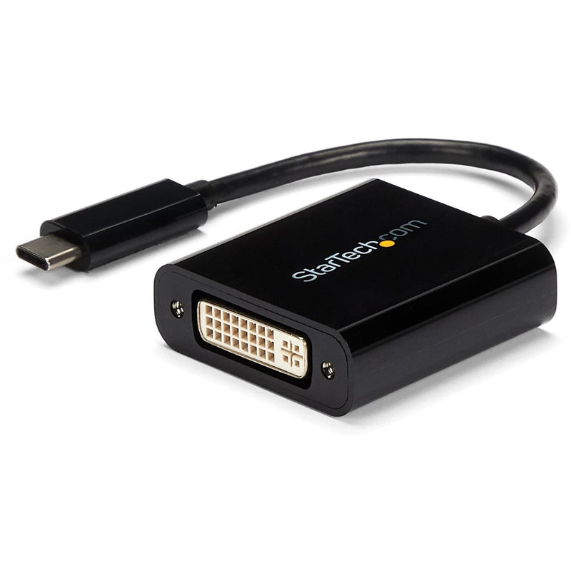  [AUSTRALIA] - StarTech.com USB C to DVI Adapter - Black - 1920x1200 - USB Type C Video Converter for Your DVI D Display/Monitor/Projector (CDP2DVI) 1080p