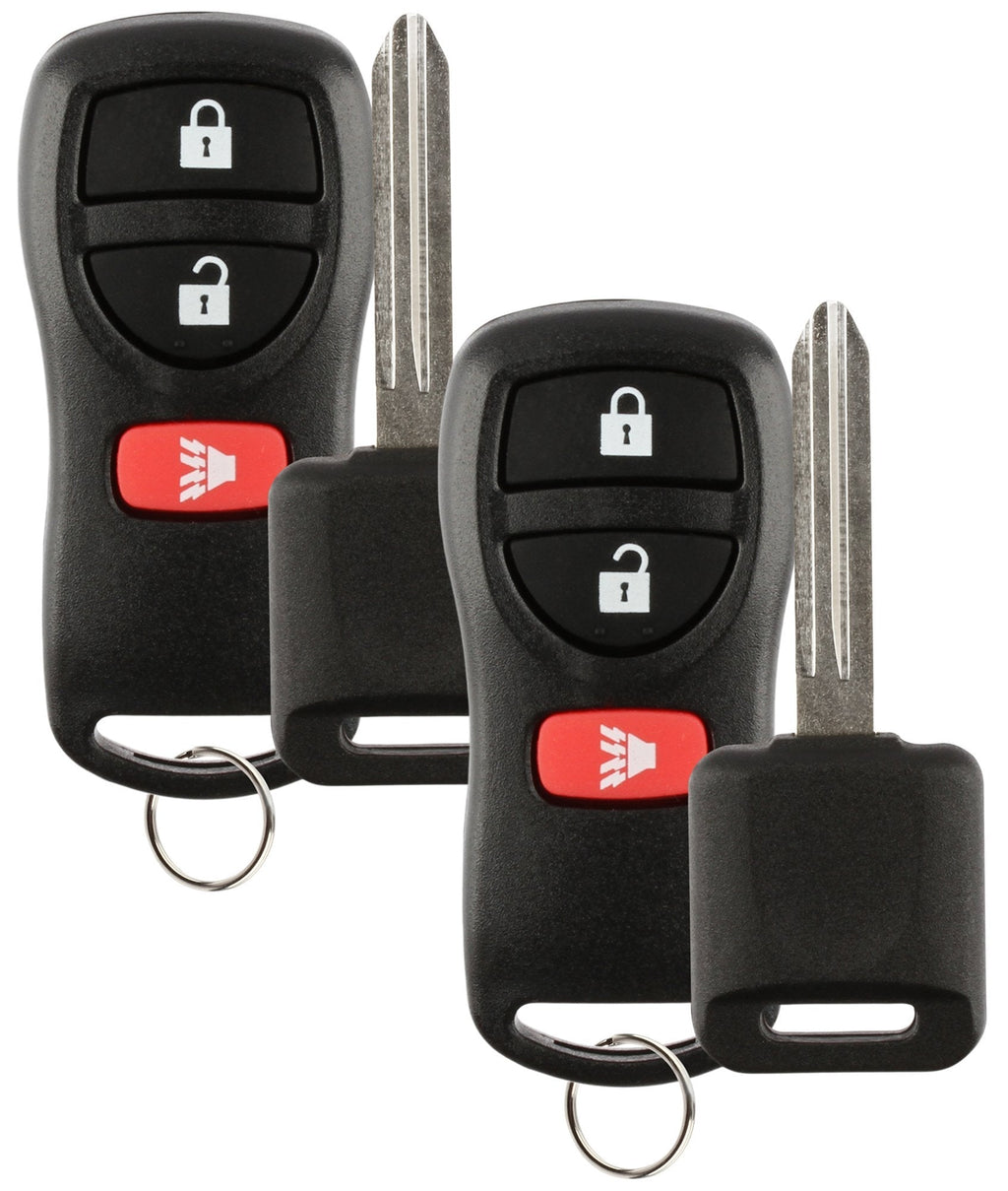 [AUSTRALIA] - Discount Keyless Replacement Key Fob Car Remote and Uncut Transponder Key Compatible with KBRASTU15, CWTWB1U733, ID 46, NI04T (2 Pack) Set of 2