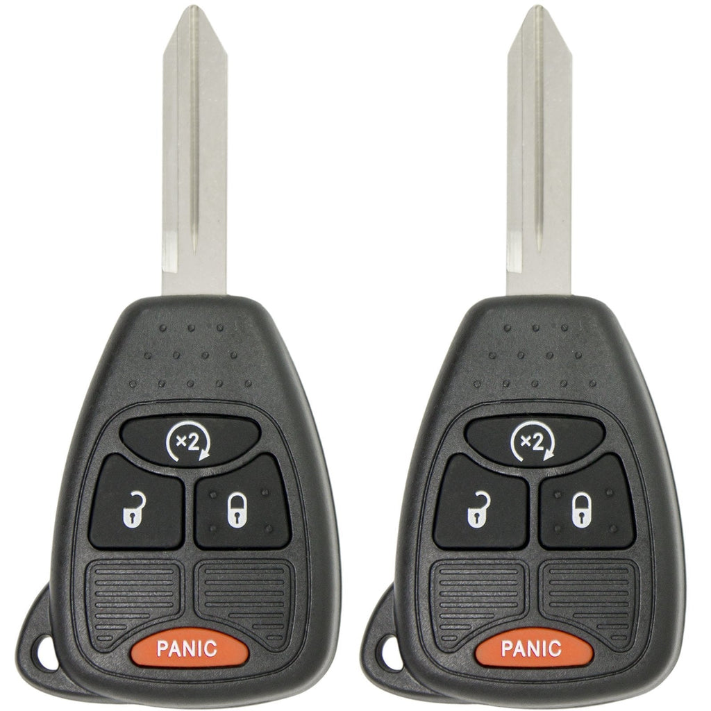  [AUSTRALIA] - Keyless2Go Keyless Entry Remote Car Key Replacement for Vehicles That Use 4 Button OHT692713AA - 2 Pack