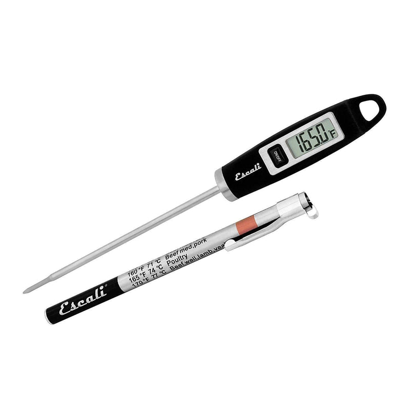 Escali DH1 Gourmet Digital Thermometer, NSF Certified-Black, Standard Black - LeoForward Australia