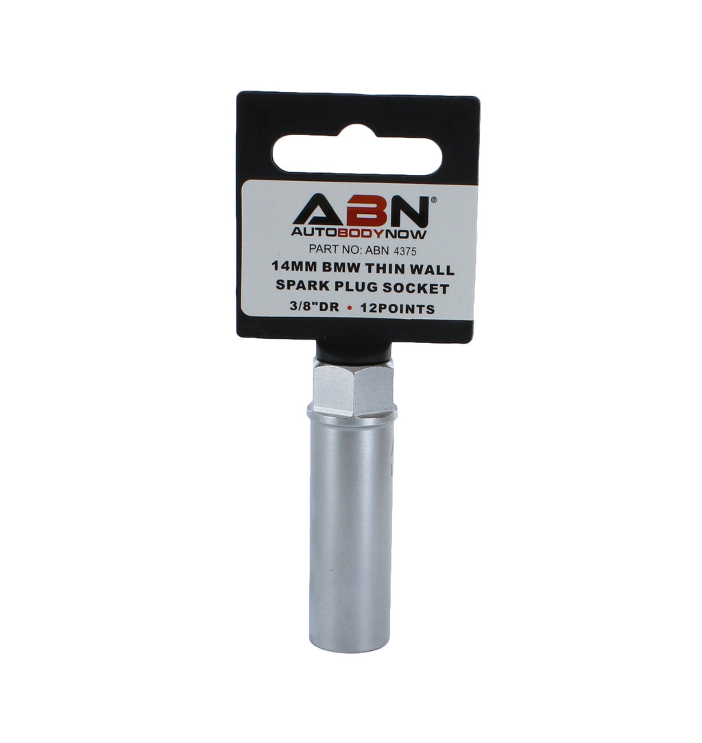 ABN Spark Plug Socket, Thin Wall 14mm 12-Point 3/8in Drive Plug Socket for BMW Car, Truck, Motorcycle - LeoForward Australia