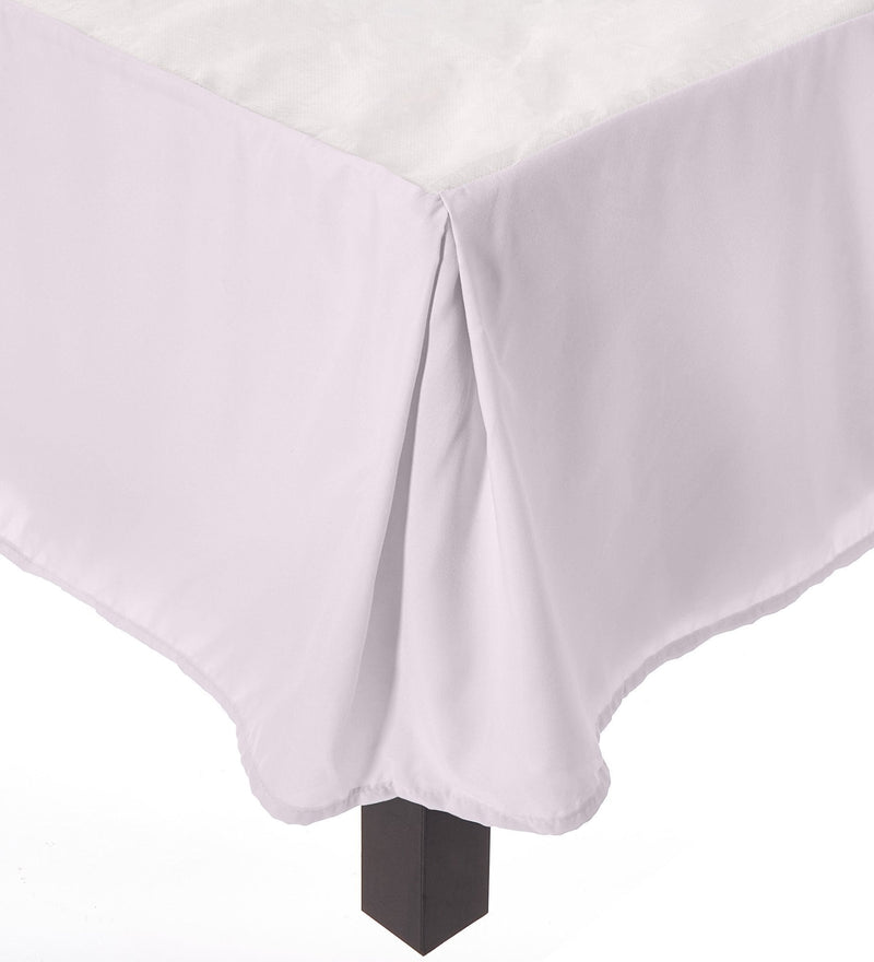  [AUSTRALIA] - Elegant Comfort 1500 Thread Count Wrinkle & Fade Resistant Egyptian Quality Bed Skirt/Dust Ruffle - Pleated Tailored 14inch Drop, California King, Lilac