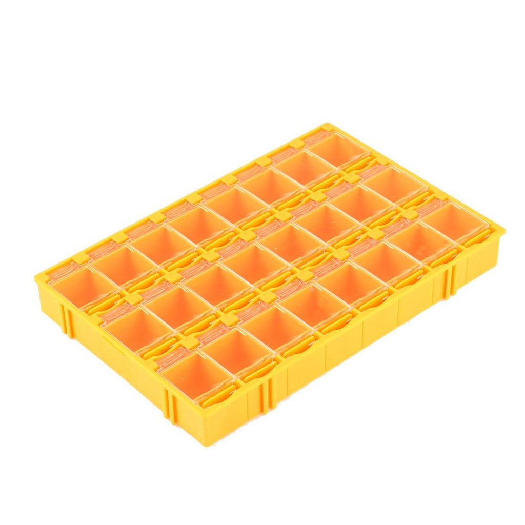  [AUSTRALIA] - Uxcell a16010300ux0102 Plastic 24 Compartments Electronic Components Storage Box Case