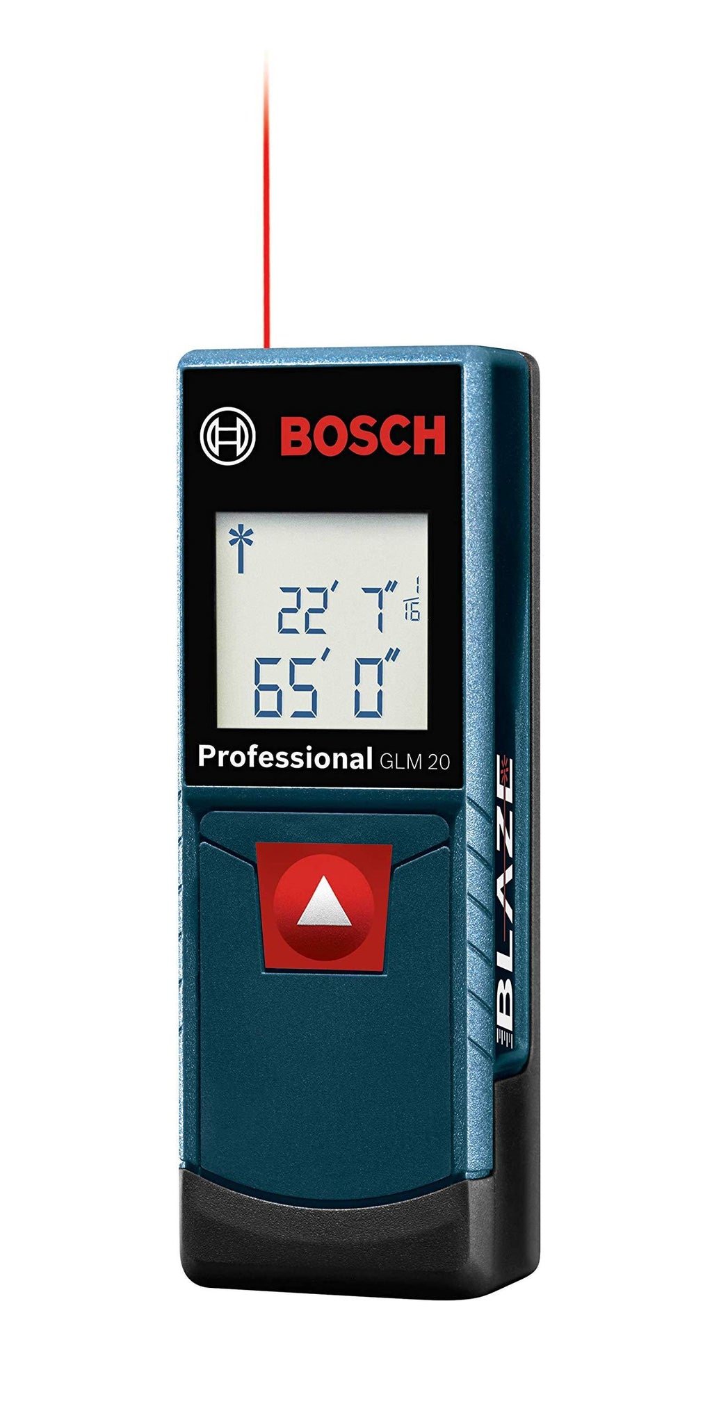 Bosch GLM20 Blaze 65ft Laser Distance Measure With Real Time Measuring - LeoForward Australia