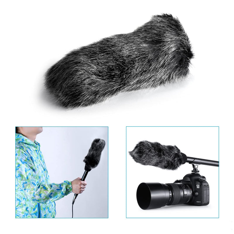  [AUSTRALIA] - Neewer NW-MIC-121 Outdoor Microphone Furry Windscreen Muff for MIC-01 MIC108 MIC-121 Stereo Microphone, TAKSTAR SGC-598, NW-598, SHENGGU SG209 SG108 & Similar Mics