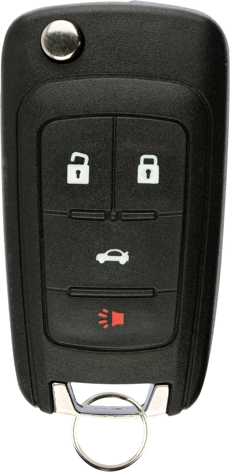  [AUSTRALIA] - KeylessOption Keyless Entry Remote Control Car Uncut Flip Key Fob Replacement for OHT01060512