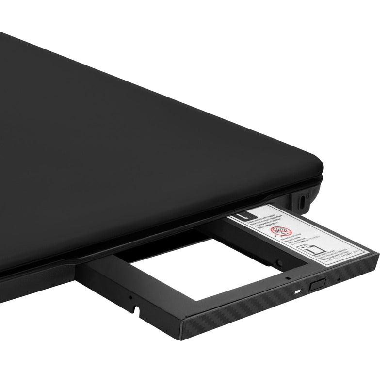  [AUSTRALIA] - SilverStone Technology 9.5mm Laptop Optical Disc Port ODD to 2.5" SATA SSD Adapter with included external housing TS14B