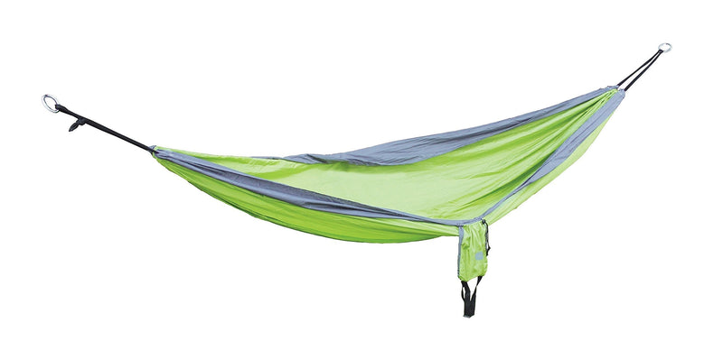  [AUSTRALIA] - Texsport Rambler Double 2 Person Travel Camping Backpacking Hammock with Stuff Sack, Green