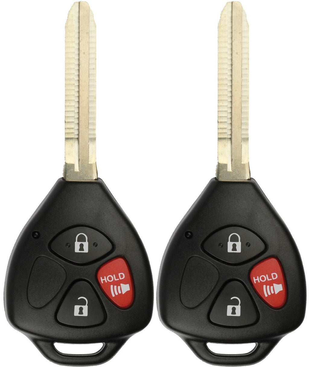  [AUSTRALIA] - KeylessOption Keyless Entry Remote Control Car Key Fob Replacement for MOZB41TG (Pack of 2)