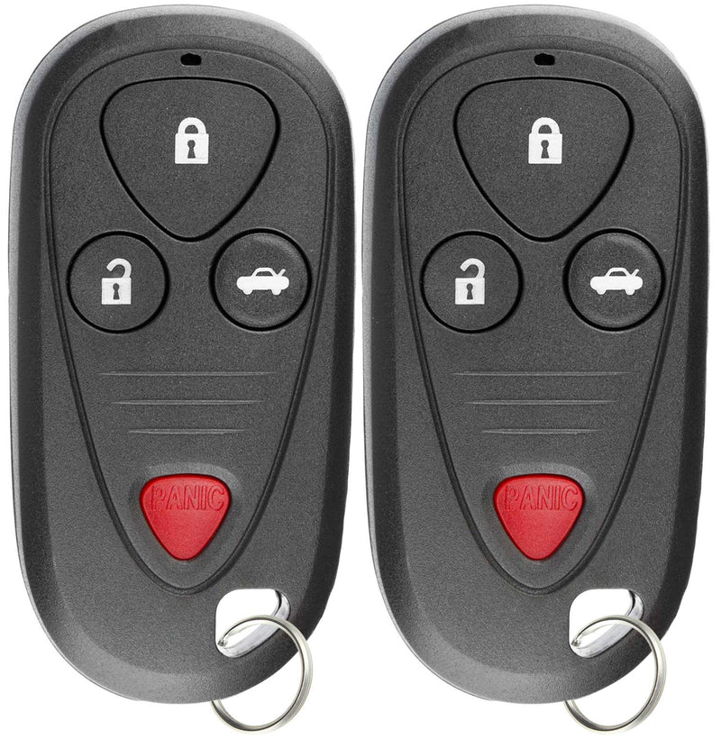  [AUSTRALIA] - KeylessOption Keyless Entry Remote Control Car Key Fob Replacement for E4EG8D-444H-A (Pack of 2)