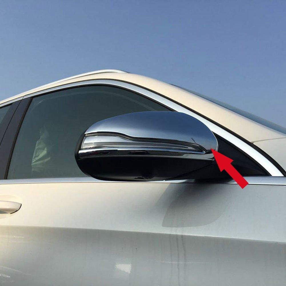 Fit for Mercedes Benz GLC GLC300 2016 2017 2018 2019 2020 2021 Rear View Mirrors Side Molding Cover Trims Chrome - LeoForward Australia