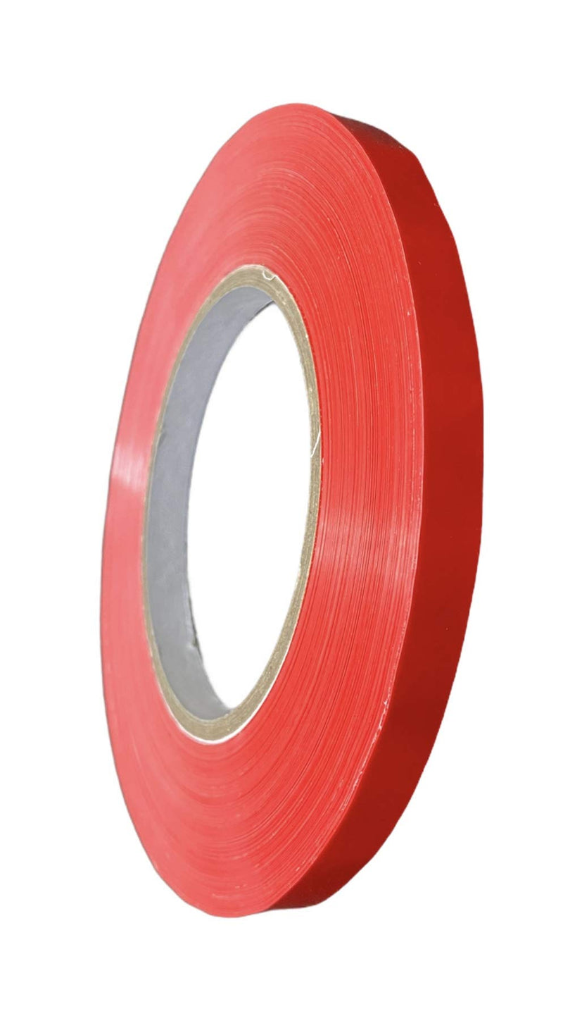  [AUSTRALIA] - T.R.U. UPVC-24BS Red Poly Bag Sealing Tape: 3/8 in. x 180 yds. (Pack of 1) 3/8 in. (Pack of 1)
