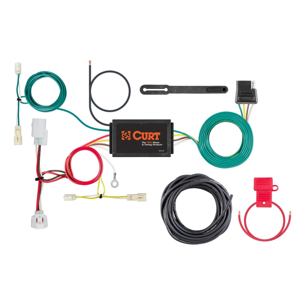  [AUSTRALIA] - CURT 56280 Vehicle-Side Custom 4-Pin Trailer Wiring Harness for Select Mazda 6