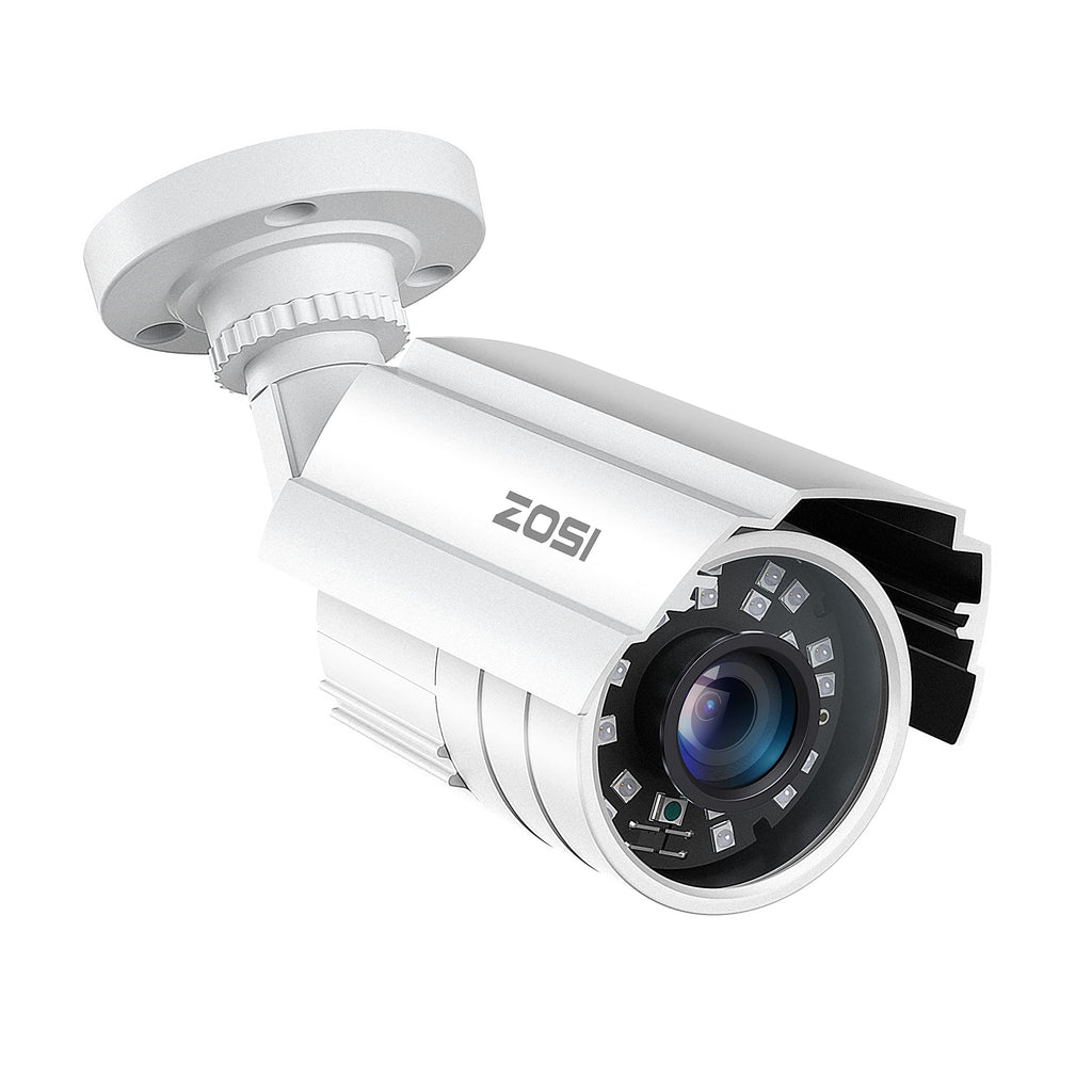  [AUSTRALIA] - ZOSI 2MP HD 1920TVL Outdoor Indoor Security Camera 1080p (Hybrid 4-in-1 HD-CVI/TVI/AHD/960H Analog CVBS), 24PCS LEDs, 80ft IR Night Vision, Weatherproof Surveillance CCTV Bullet Camera 1 Camera