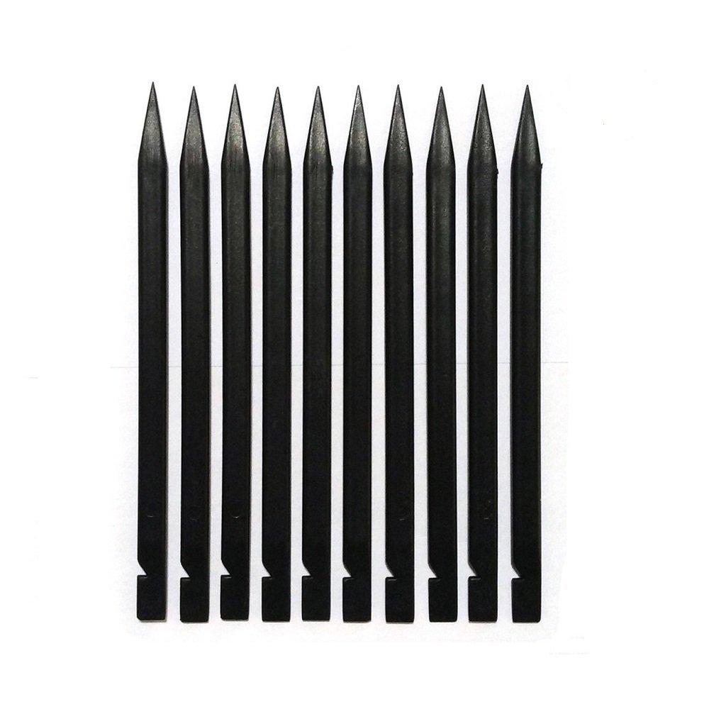  [AUSTRALIA] - 10 Pieces Universal Black Stick Spudger Opening Pry Tool Kit for iPhone Mobile Phone iPad Tablets MacBook Laptop PC Repair 10