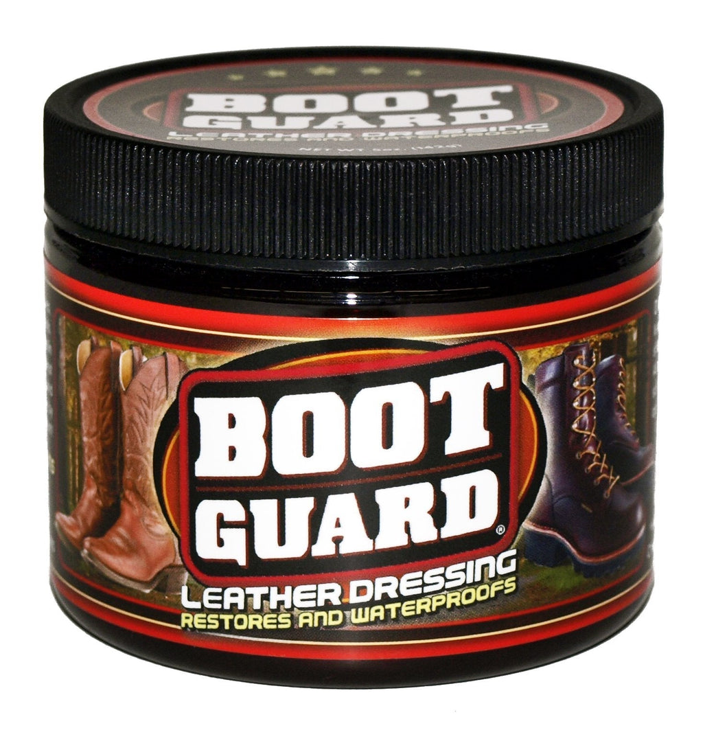  [AUSTRALIA] - Boot Guard Leather Dressing: Restores and Conditions Leather Boots, Shoes, Automotive Interiors, Jackets, Saddles, and Purses 5 Ounce Jar