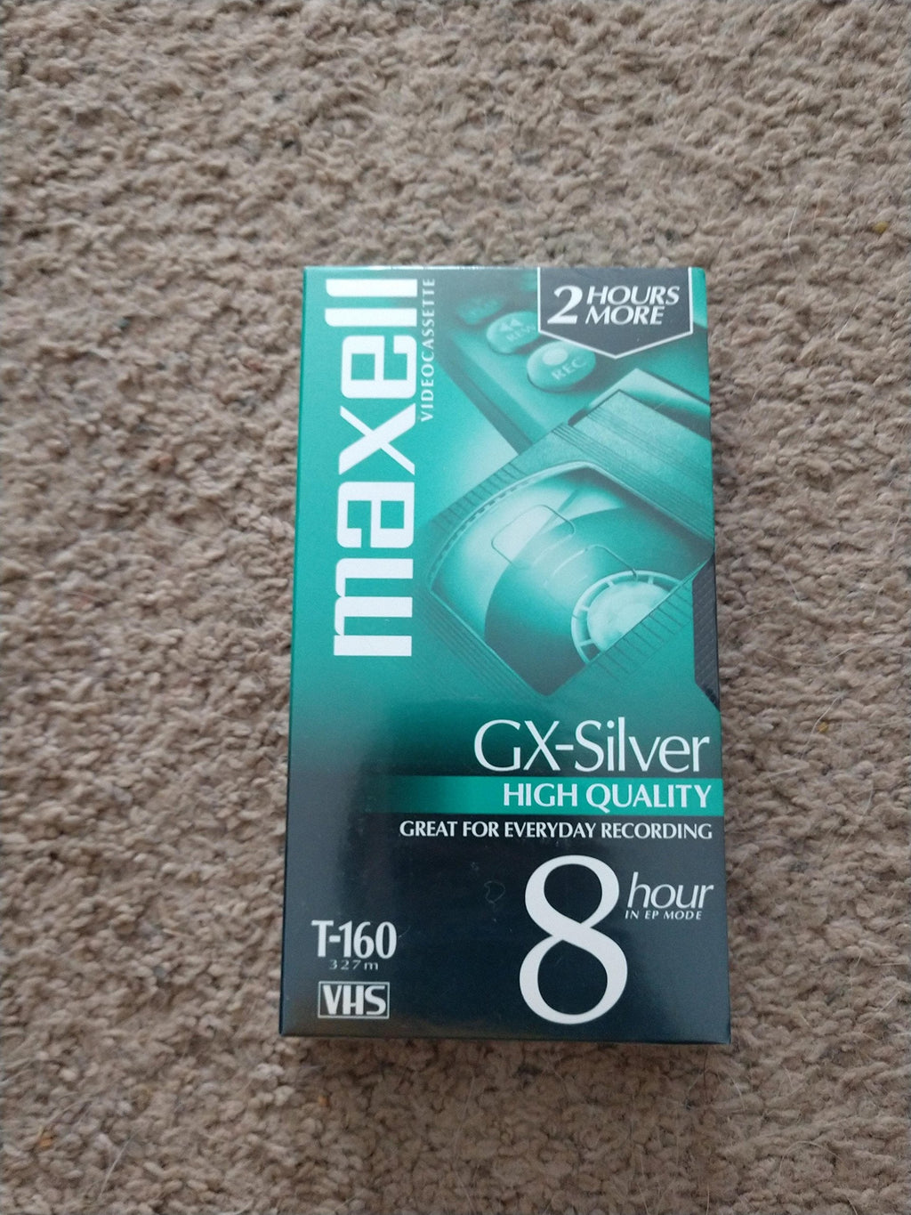 Maxell GX-Silver T-120 VHS (1-pack) by Maxell - LeoForward Australia