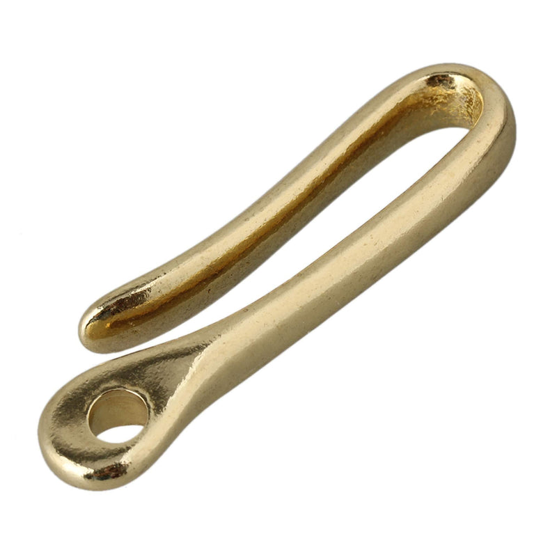 RDEXP Golden Solid Brass U Hook Key Chain Belt Wallet Clip Holder (60mm L) - LeoForward Australia