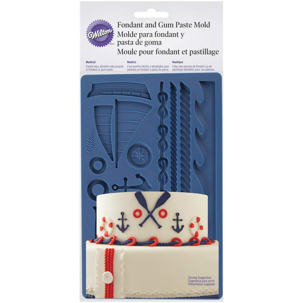  [AUSTRALIA] - Wilton Nautical Fondant and Gum Paste Mold - Cake Decorating Supplies