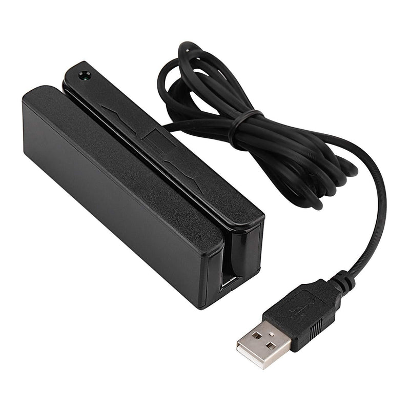  [AUSTRALIA] - MSR90 USB Swipe Magnetic Credit Card Reader 3 Tracks Mini Smart Card Reader MSR605 MSR606 Deftun