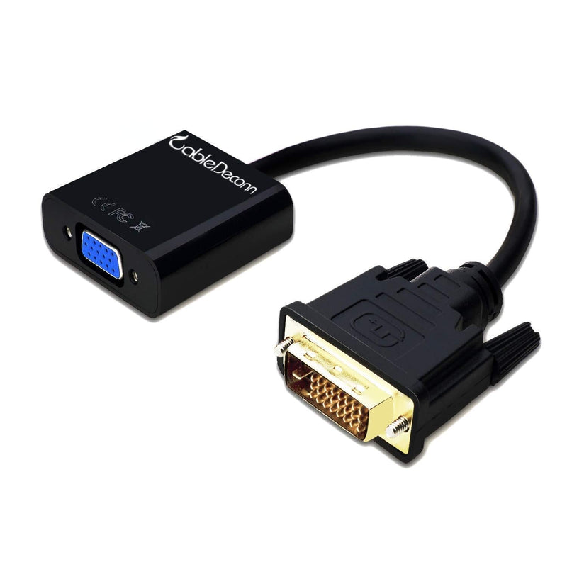 CableDeconn Active DVI-D Link 24+1 Male to VGA Female M/F Video Cable Adapter Converter - LeoForward Australia