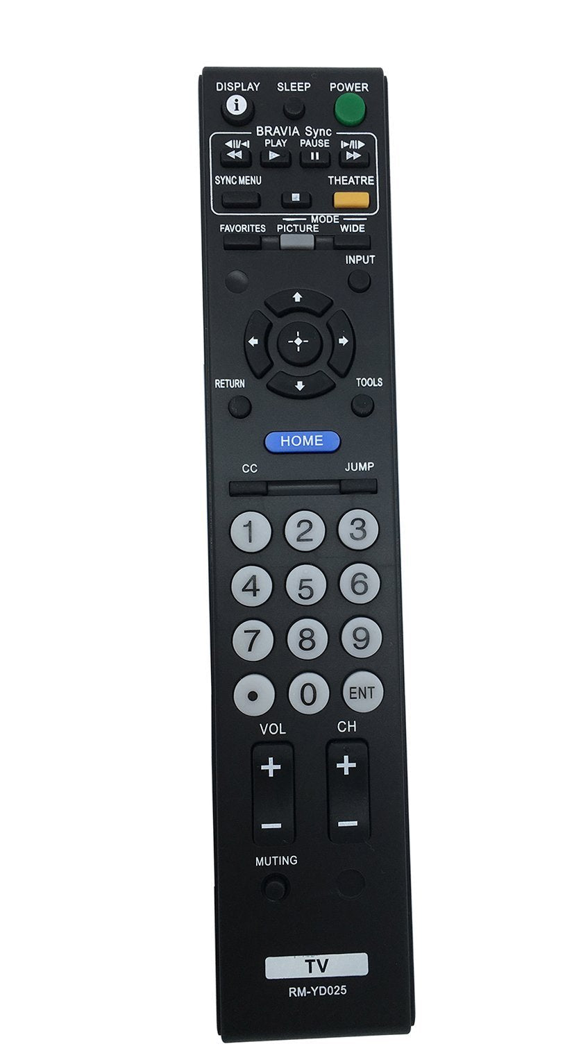 New RM-YD025 Remote Suit for Sony TV KDL-32S5100 KDL-32XBR9 KDL-37L4000 KDL-37L4000 KDL-37L5000 KDL-40S4100 KDL-46S4100 KDL-40V4100 KDL-40V415 KDL-40S504 KDL-40S5100 KDL-40SL150 - LeoForward Australia