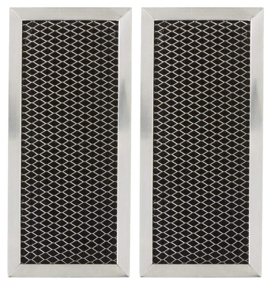  [AUSTRALIA] - Microwave Filter Replacement for GE JX81H WB02X10956 8.67" x 3.95" Microwave Charcoal Filter Fit's Samsung Carbon Filter (2-Pack) 2-Pack