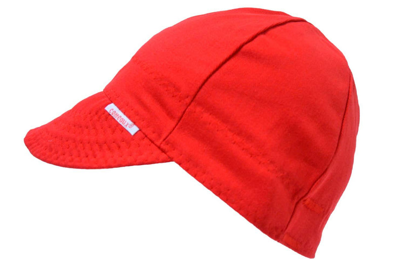  [AUSTRALIA] - Comeaux Caps Reversible Welding Cap Solid Red Size 7 3/8