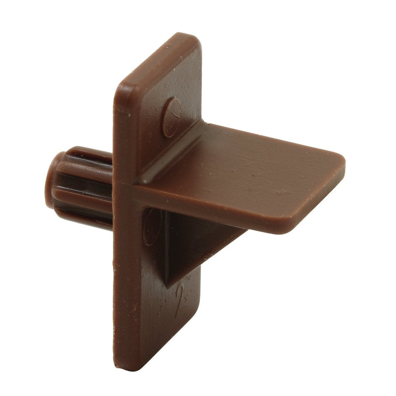  [AUSTRALIA] - Prime-Line Products U 9255N Shelf Support Pegs, 1/4 In. Diameter, Plastic, Brown (Pack Of 8),