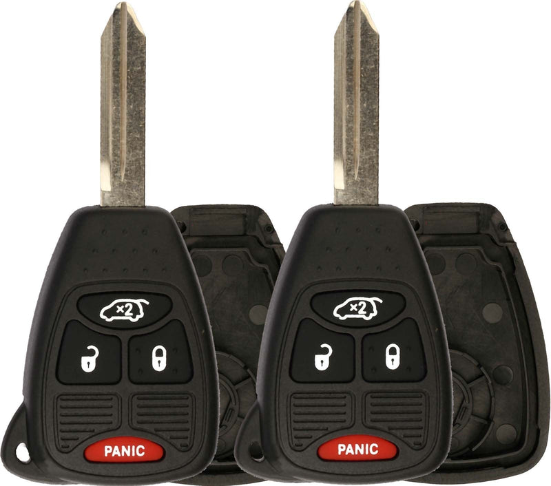  [AUSTRALIA] - KeylessOption Just the Case Keyless Entry Remote Control Car Key Fob Shell Replacement for OHT692427AA (Pack of 2)