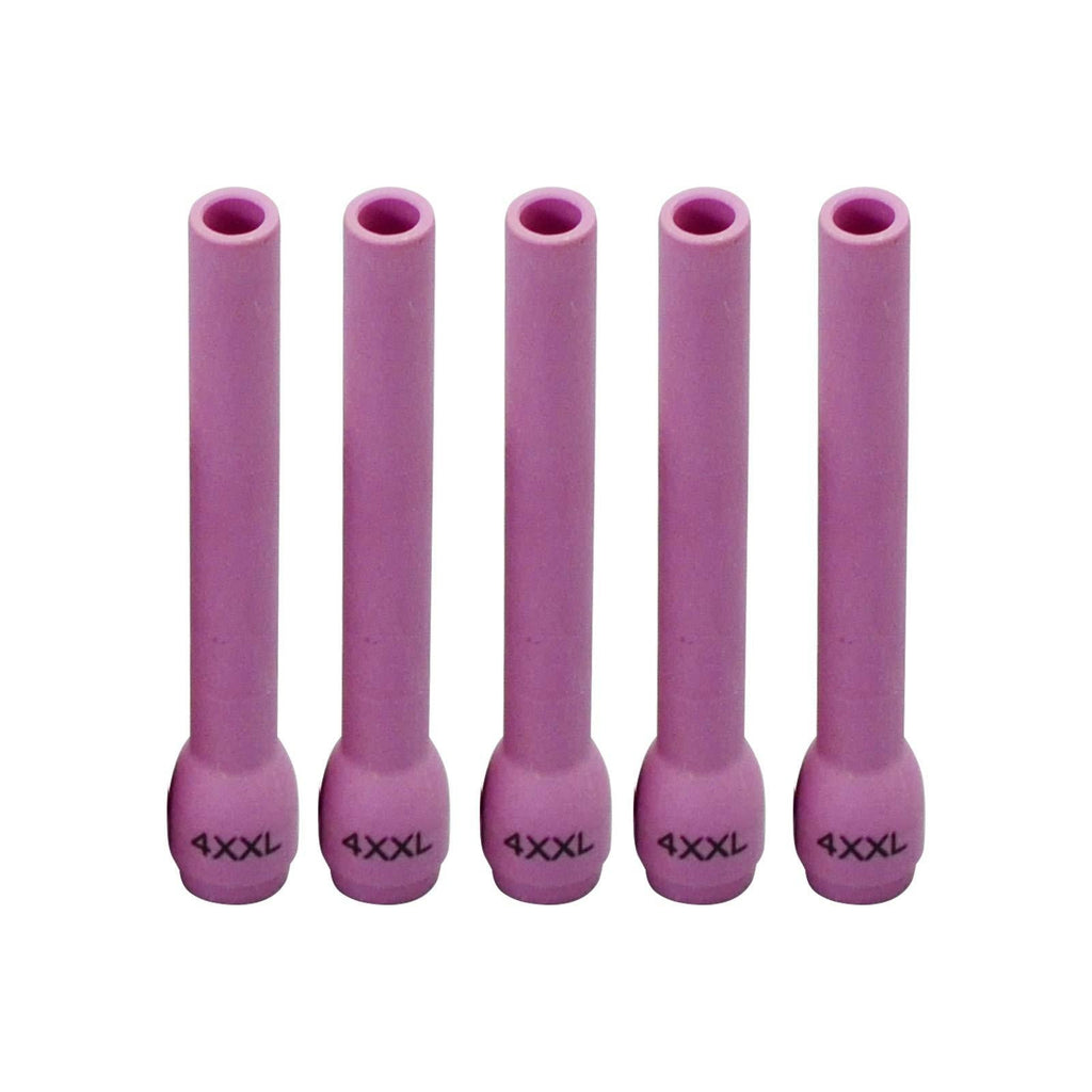  [AUSTRALIA] - 796F79 Long Alumina Cups Nozzles Fit SR DB WP 9 20 25 TIG Welding Torch 5pk