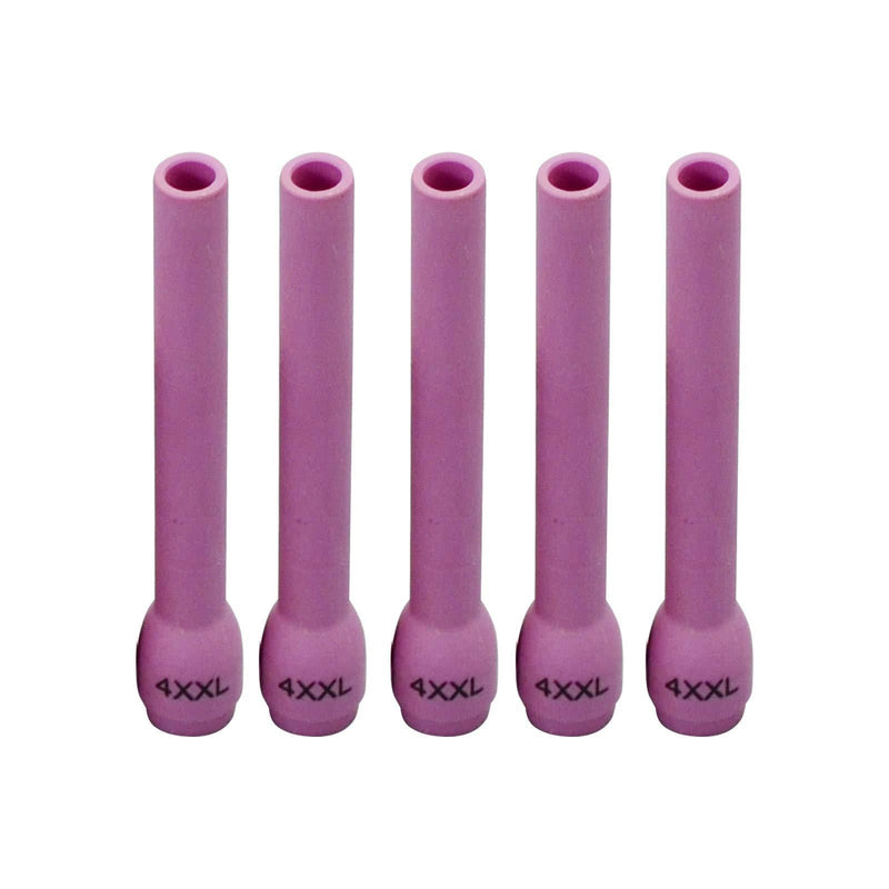  [AUSTRALIA] - 796F79 Long Alumina Cups Nozzles Fit SR DB WP 9 20 25 TIG Welding Torch 5pk