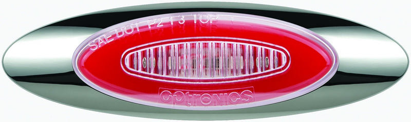  [AUSTRALIA] - Optronics 11212707P Millennium/Clear Lens 4" LED Marker/Clearance Light, Red