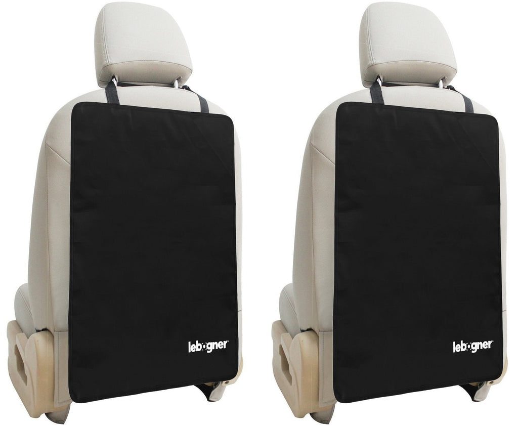  [AUSTRALIA] - Car Seat Back Protectors by Lebogner - Luxury Kick Mat Seat Covers for The Back of Your Front Seats 2 Pack, X-Large Auto Back Seat Protector Covers, Perfect Backseat Child Kick Guard Seat Saver